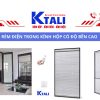 Rèm điện trong kính hộp