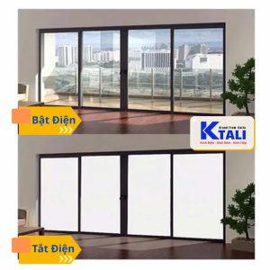 Kính điện dán phim trực tiếp lên kính
